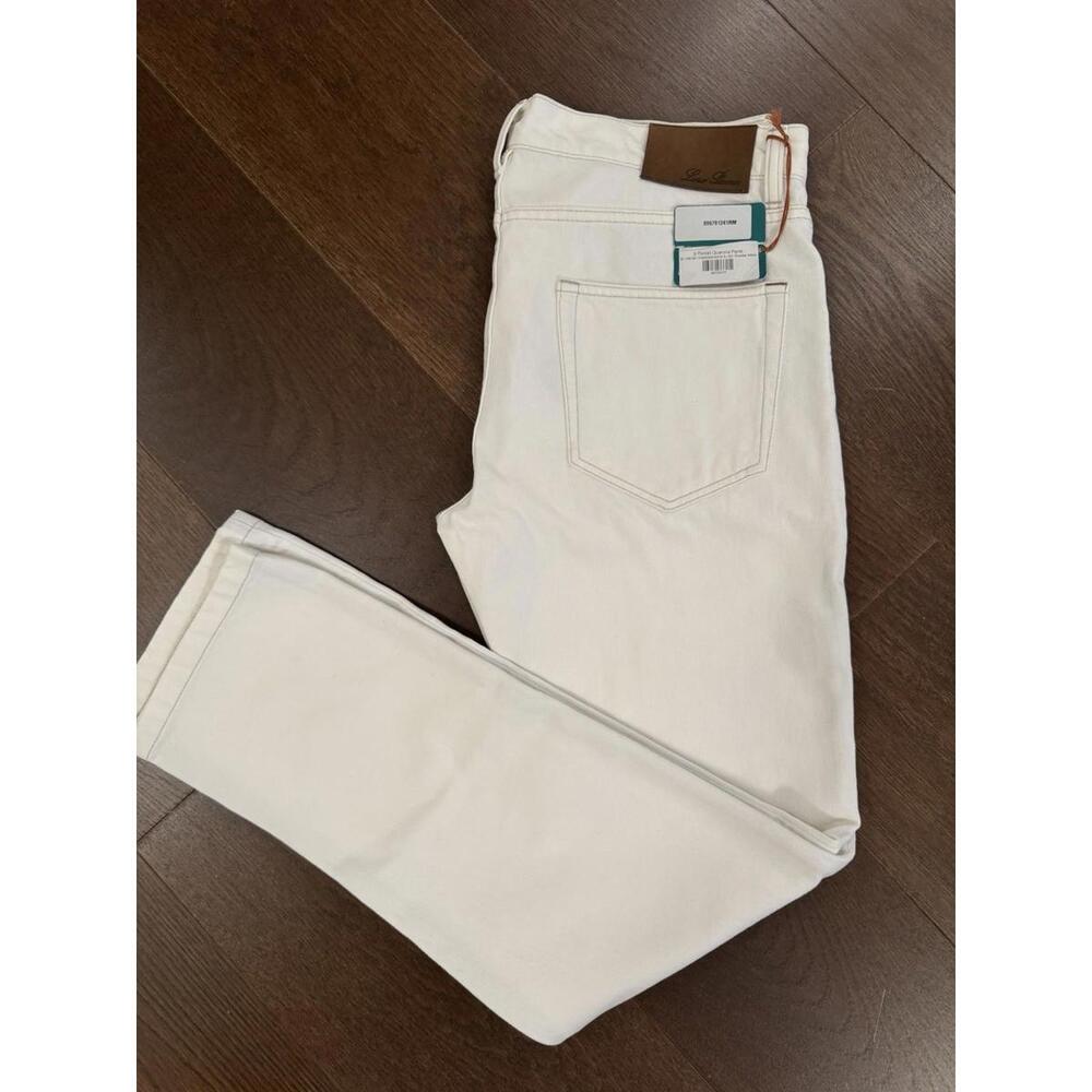 Loro Piana Quarona White Denim Jeans